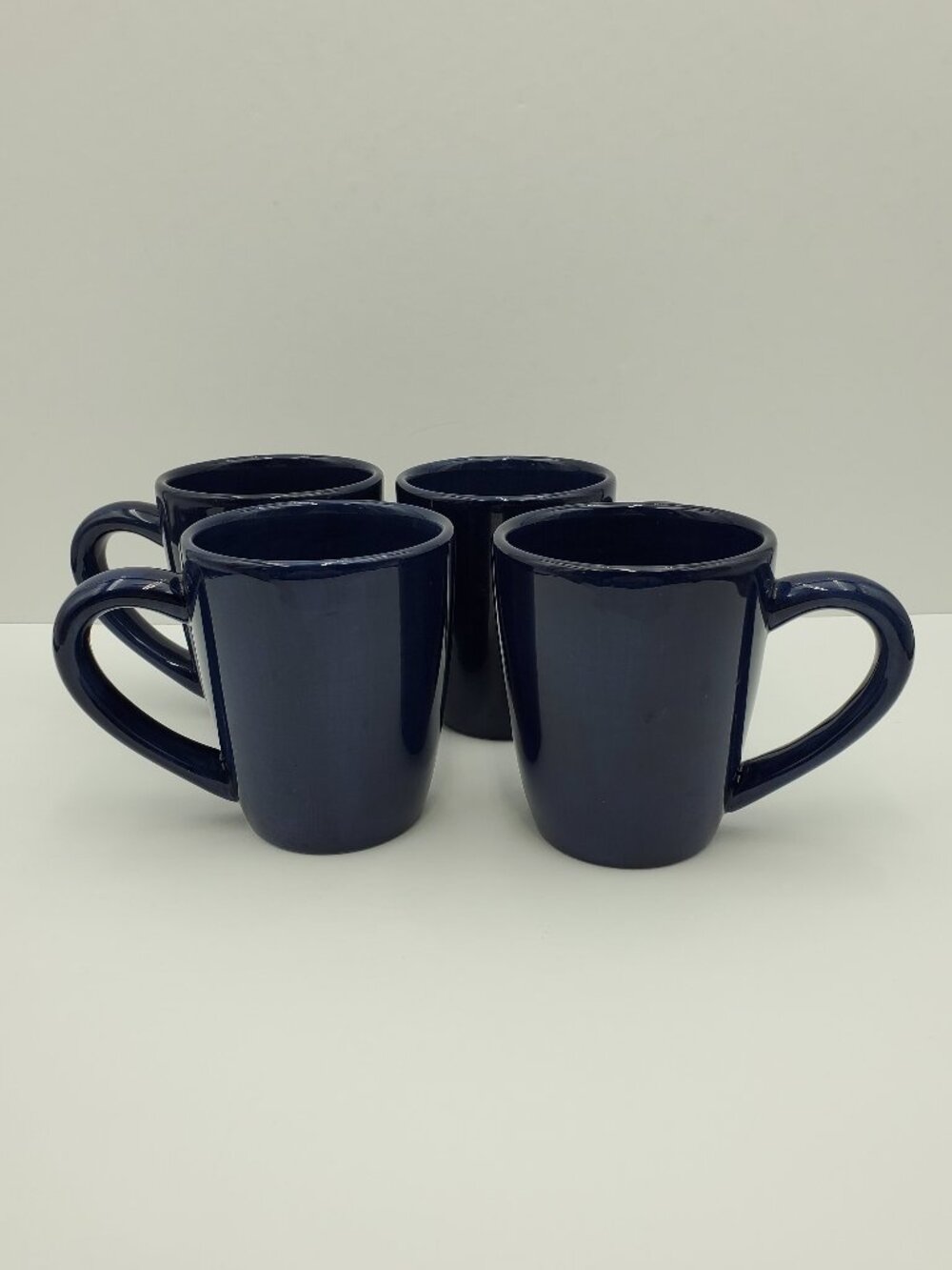 Tabletops Unlimited Corsica Colbalt Blue Mugs Navy Blue Dark Blue Mugs